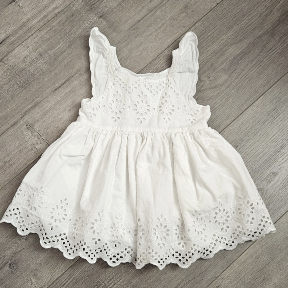 Gap babygirl white dress